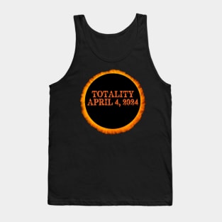 Total Solar Eclipse 2024 | Totality USA Spring April 4, 2024 Tank Top